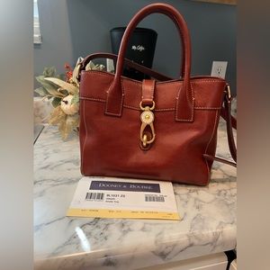 Dooney & Bourke Leather Amelie Small Tote Shoulder Bag - Ginger